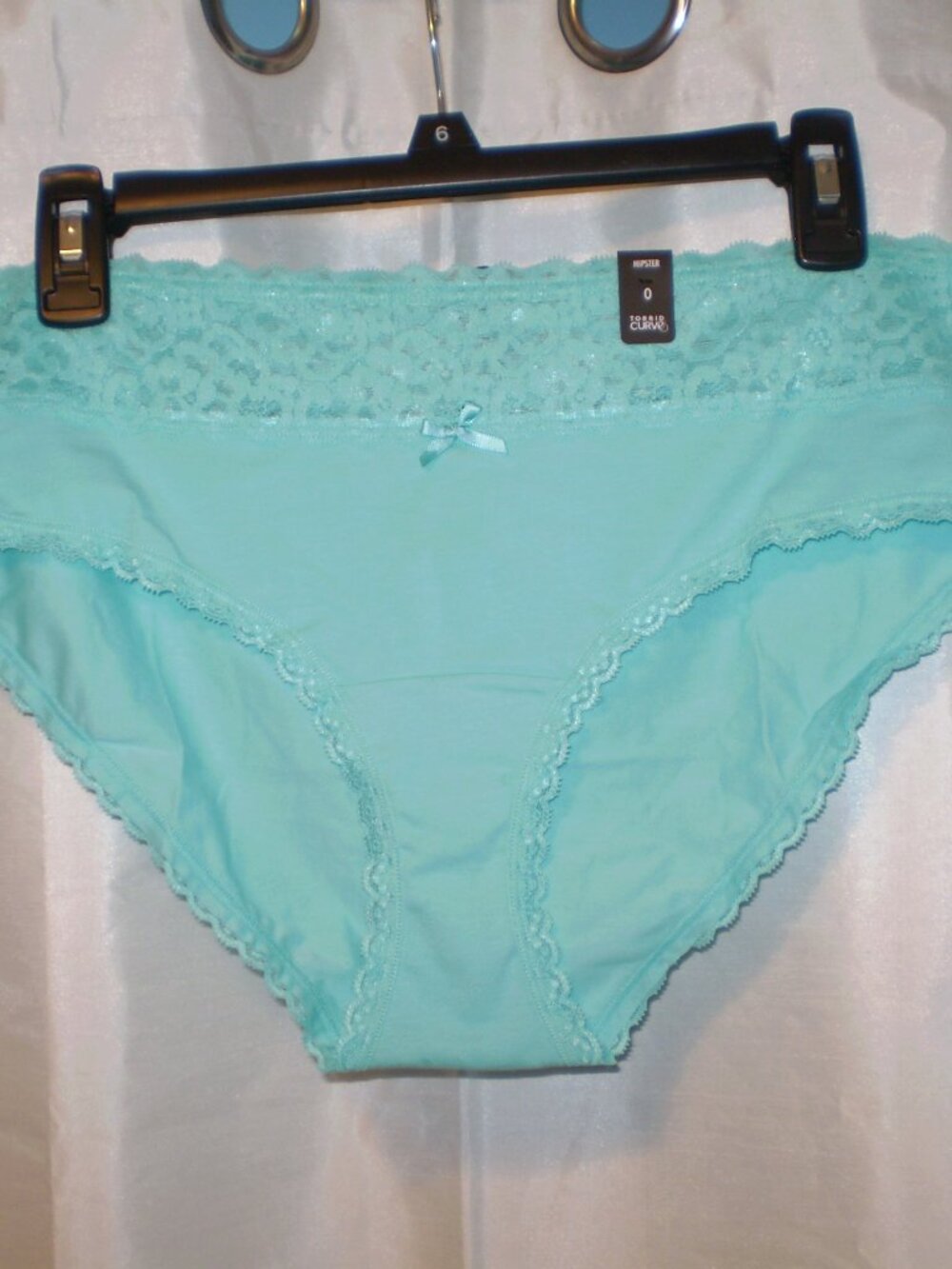 NWT TORRID HIPSTER TURQUOISE PANTIES SZ 0 IN TORRID